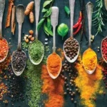 A variety of vibrant spices symbolizing the diverse flavors and fragrances supplied by FC Materials.