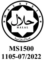 Halal Certified Logo, signifying that FC Materials' products comply with Islamic dietary laws