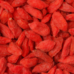 A heap of red goji berries.