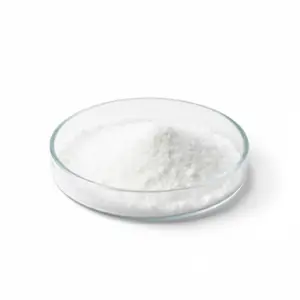White powder in glass dish