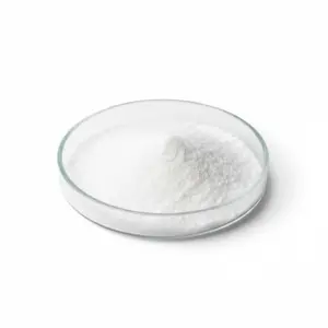 White powder in glass dish
