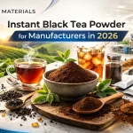Instant black tea powder manufacturing process