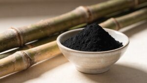 Activated bamboo charcoal powder for skincare