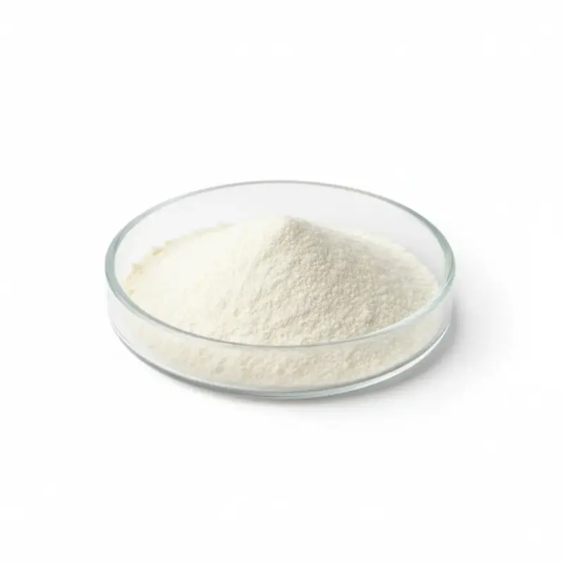 guar-gum-powder-natural White guar gum powder in a glass petri dish