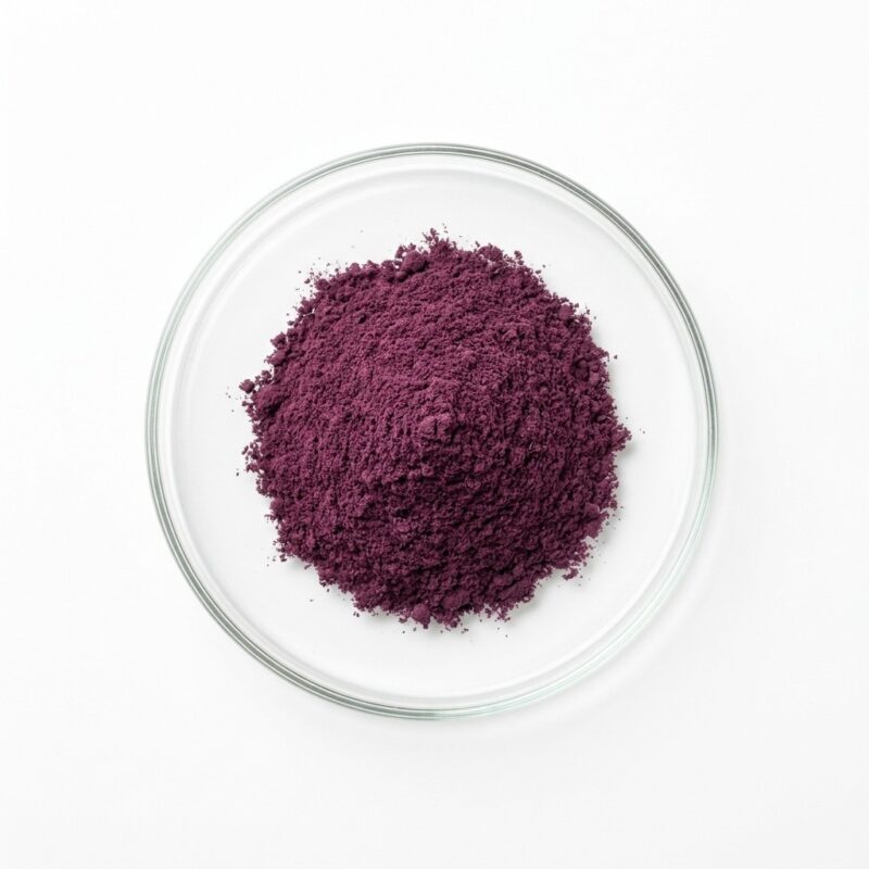 red-yeast-rice-extract-5 Reddish red yeast rice extract powder in a glass petri dish