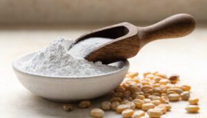 Resistant dextrin fiber powder with corn kernels