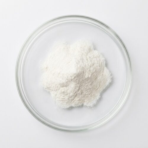 sodium-cmc-powder Fine white sodium carboxymethyl cellulose powder in a glass petri dish